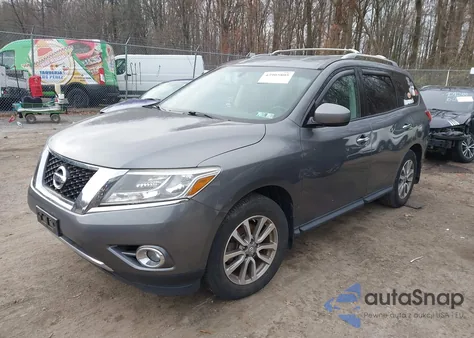 2015 Nissan Pathfinder Sv из США, поврежденный, VIN 5N1AR2MM0FC717407